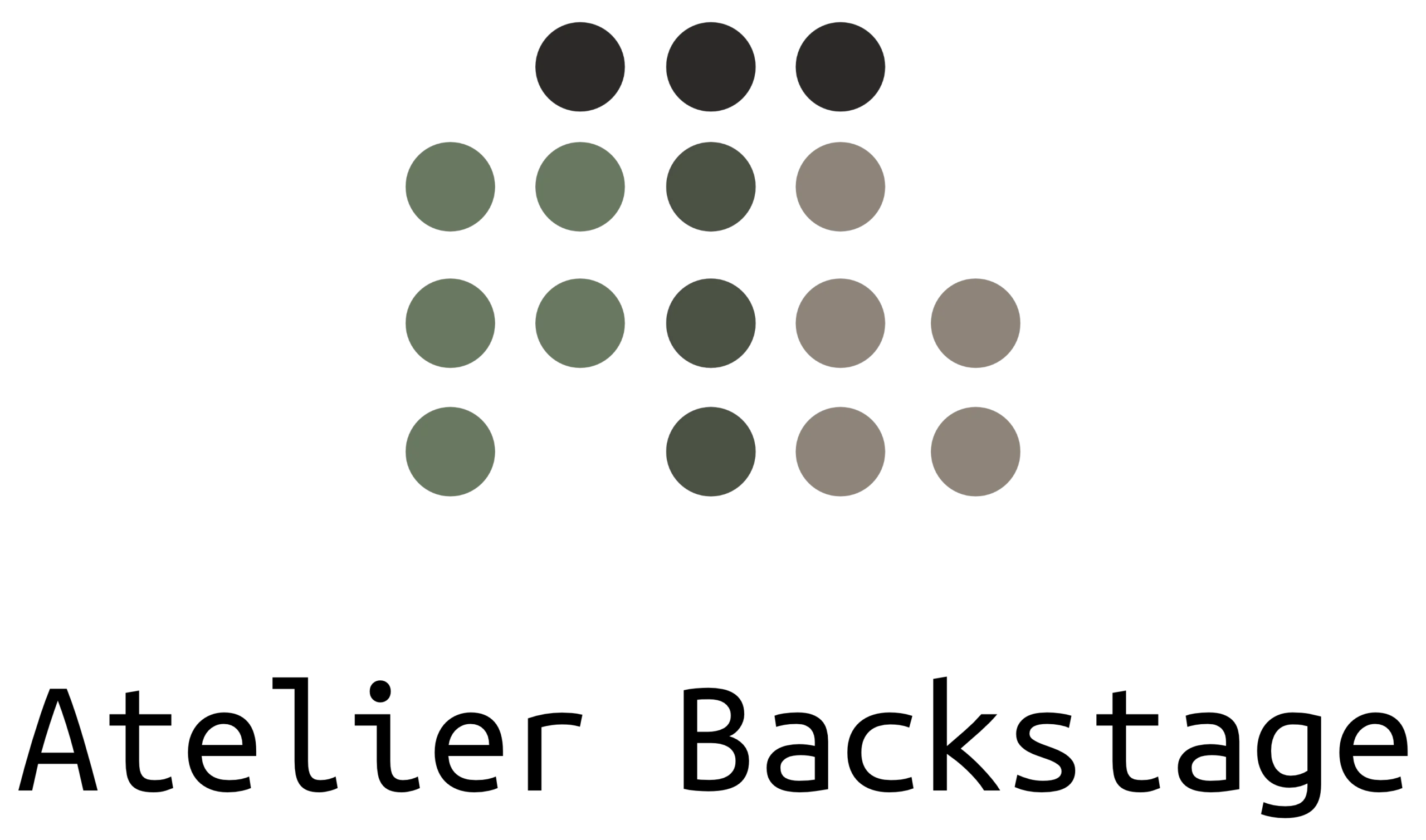 Atelier Backstage Logo. Shirt, Siebdruck Workshop und Anträge.