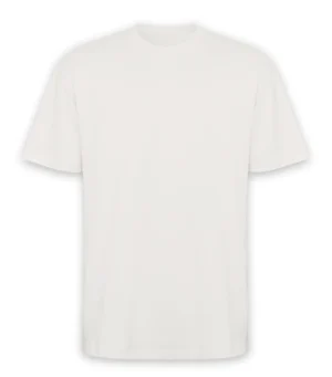 Oversize Unisex-Shirt aus Bio-Baumwolle – Vintage Weiss..